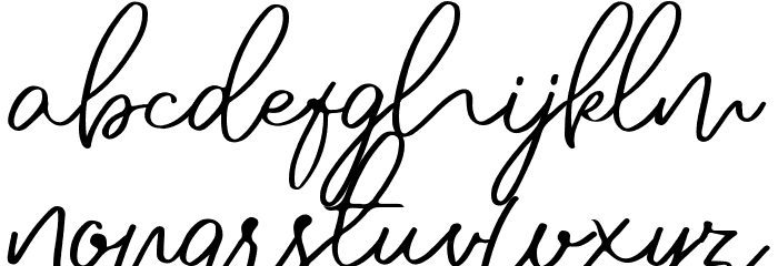 Jovanka Demo Regular Font LOWERCASE