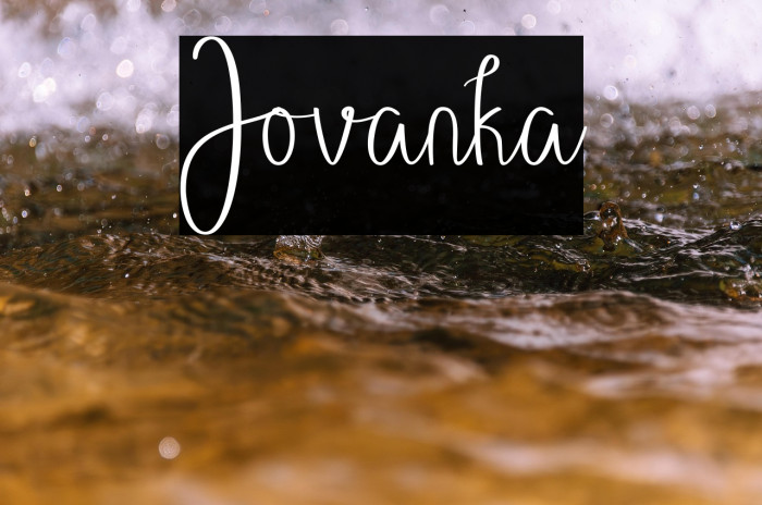 Jovanka Example 1