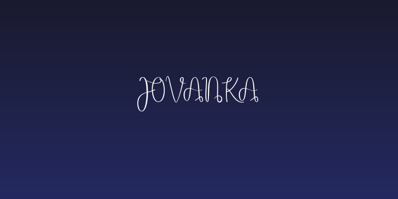 Jovanka Social Header