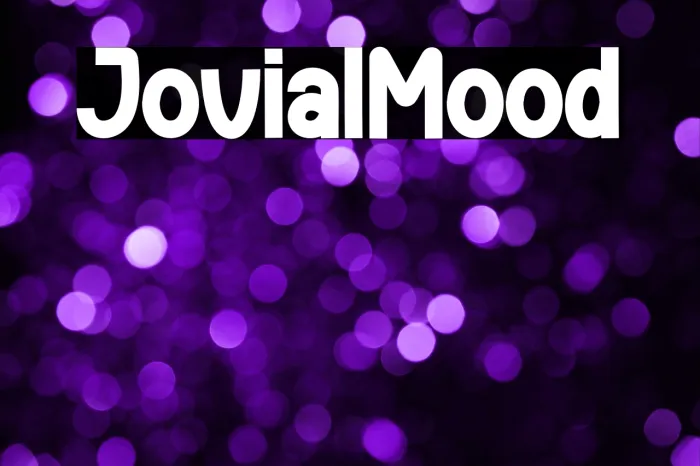Jovial Mood Example 2