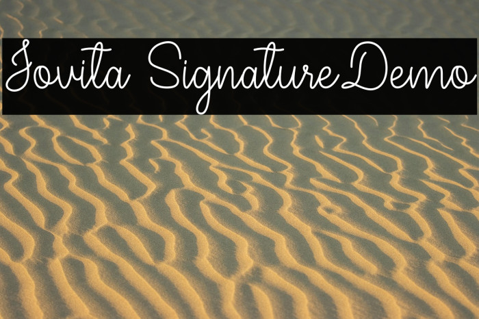 Jovita SignatureDemo Example 2