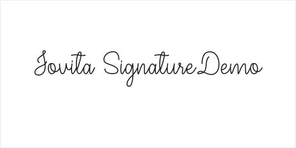 Jovita SignatureDemo Logo