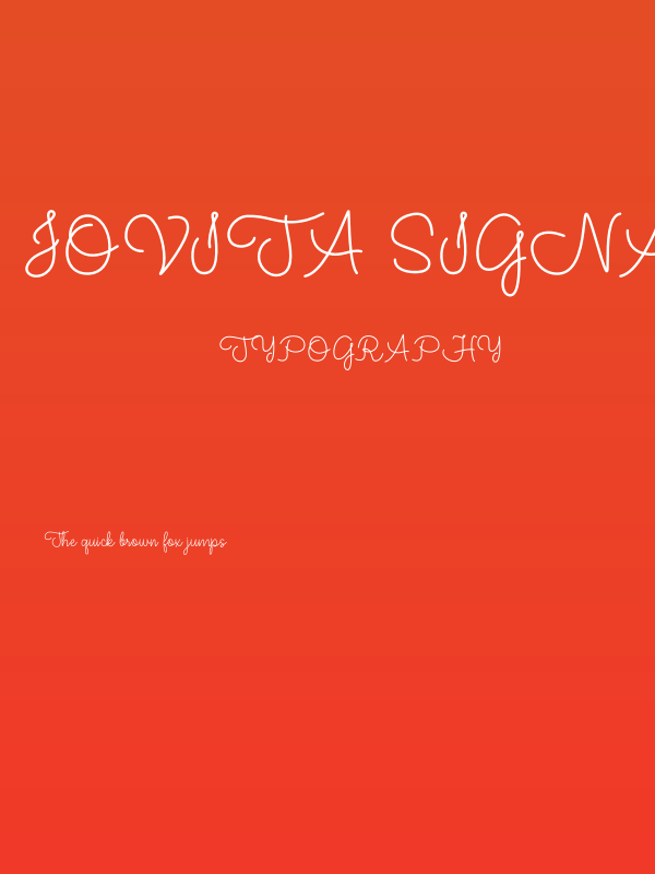 Jovita SignatureDemo Poster