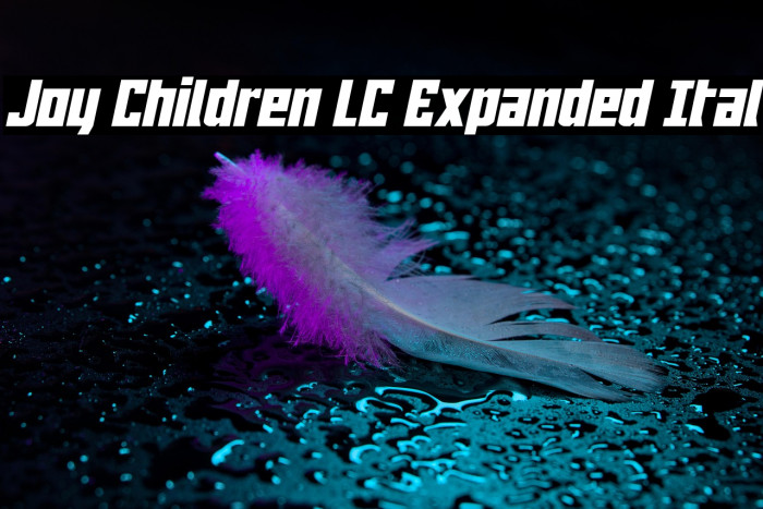 Joy Children LC Expanded Ital Example 2