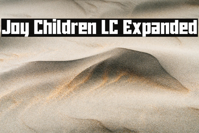 Joy Children LC Expanded Example 2
