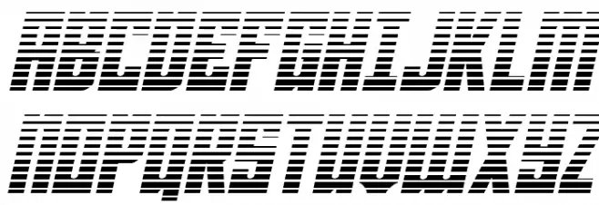 Joy Children LC Gradient Ital Font UPPERCASE