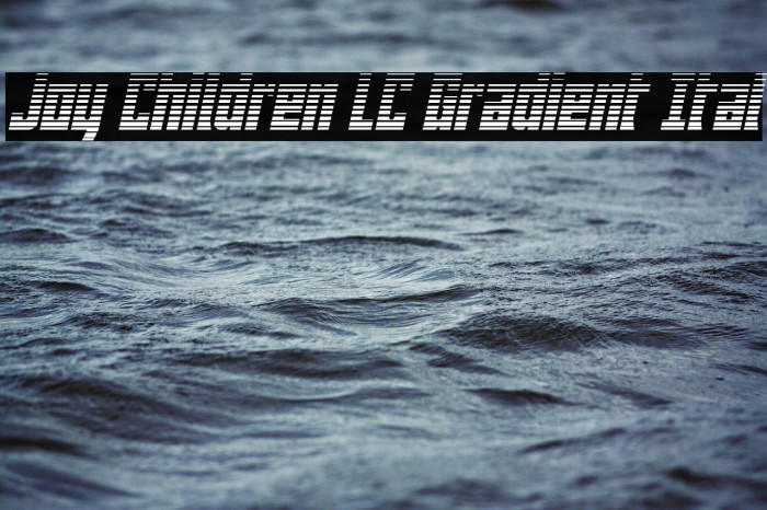 Joy Children LC Gradient Ital Example 1