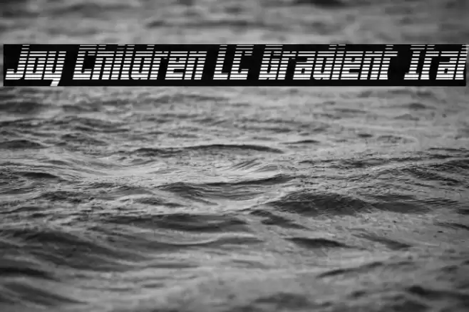 Joy Children LC Gradient Ital Font examples