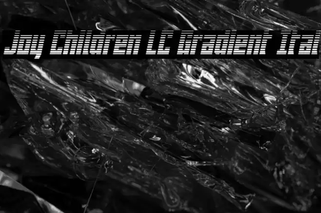 Joy Children LC Gradient Ital Font examples