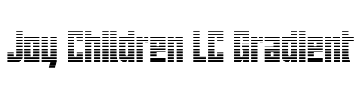 Joy Children LC Gradient  font caratteri gratis