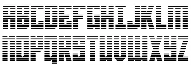 Joy Children LC Gradient Caratteri MAIUSCOLE