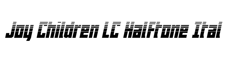 Joy Children LC Halftone Ital  font caratteri gratis
