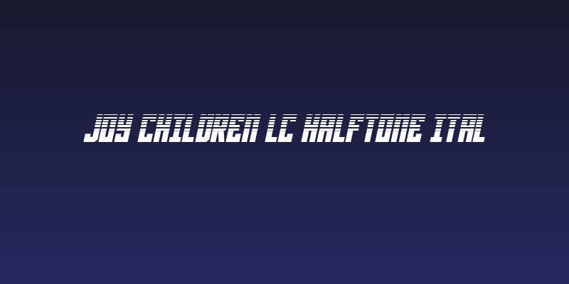 Joy Children LC Halftone Ital Social Header