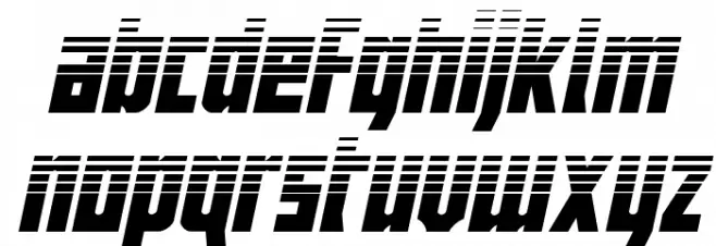 Joy Children LC Halftone Ital Caratteri MINUSCOLO