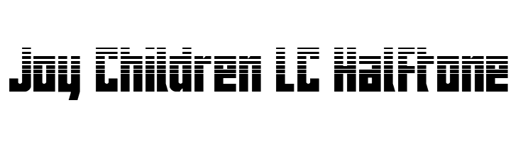 Joy Children LC Halftone  Free Fonts Download