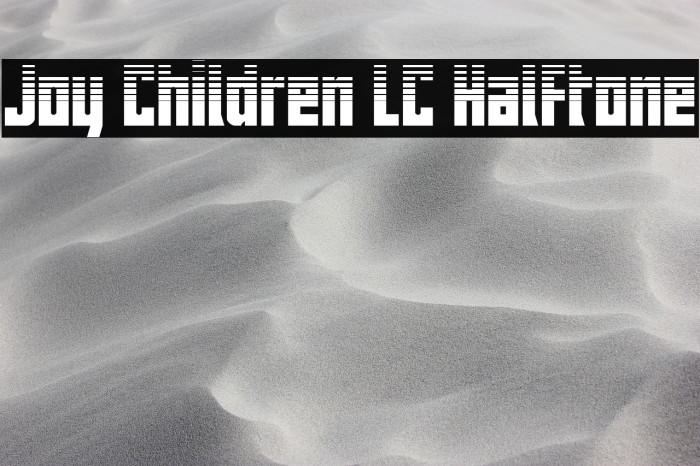 Joy Children LC Halftone Example 1