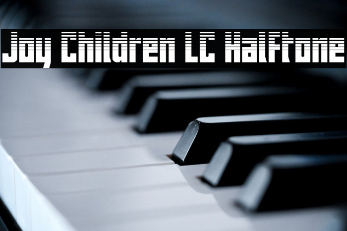 Joy Children LC Halftone Example 3