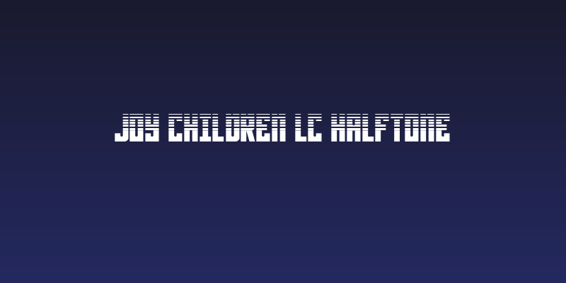 Joy Children LC Halftone Social Header
