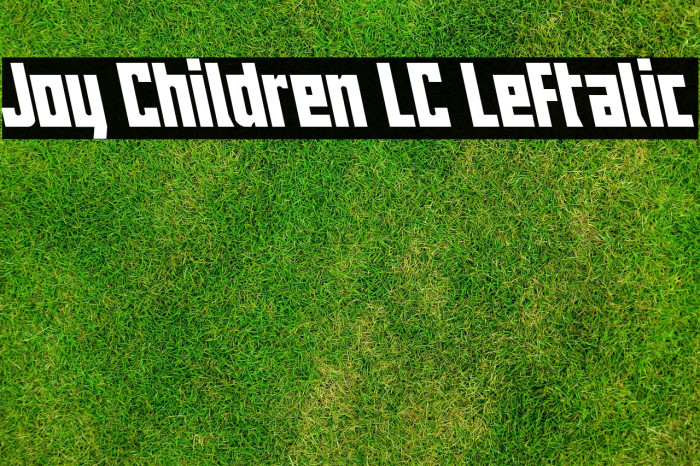 Joy Children LC Leftalic Example 3