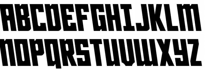 Joy Children LC Semi-Leftalic Font UPPERCASE