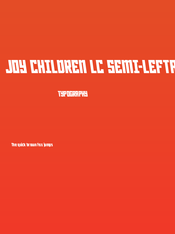 Joy Children LC Semi-Leftalic Poster