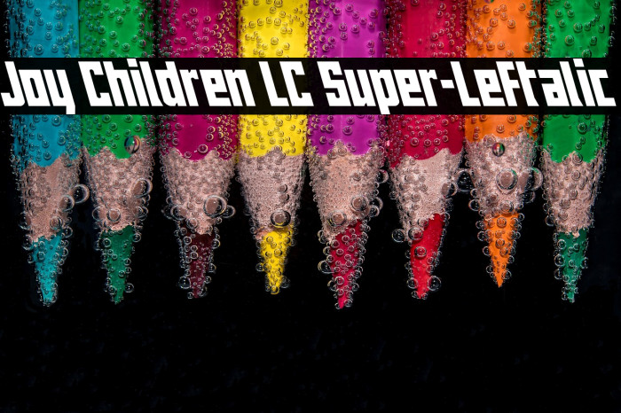 Joy Children LC Super-Leftalic Example 1