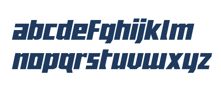 Joy Children LC Wide Italic Lowercase