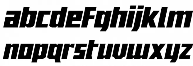 Joy Children LC Wide Italic Font LOWERCASE