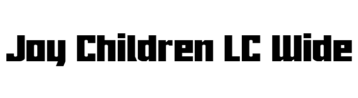 Joy Children LC Wide  Free Fonts Download
