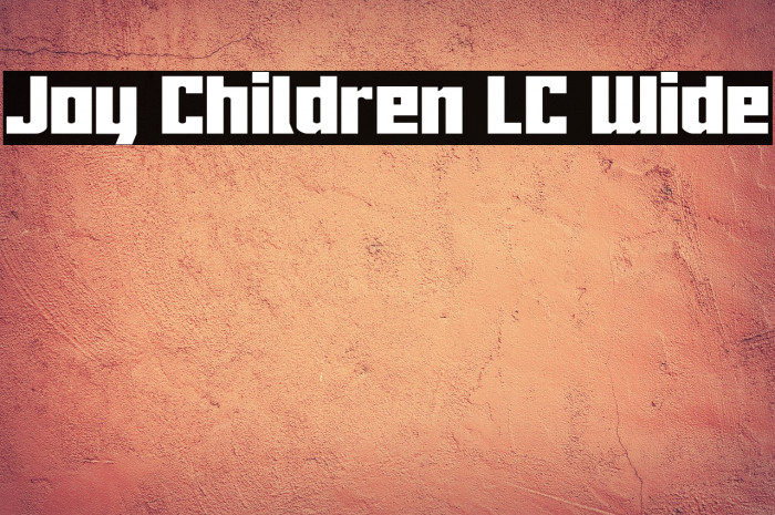 Joy Children LC Wide Example 3