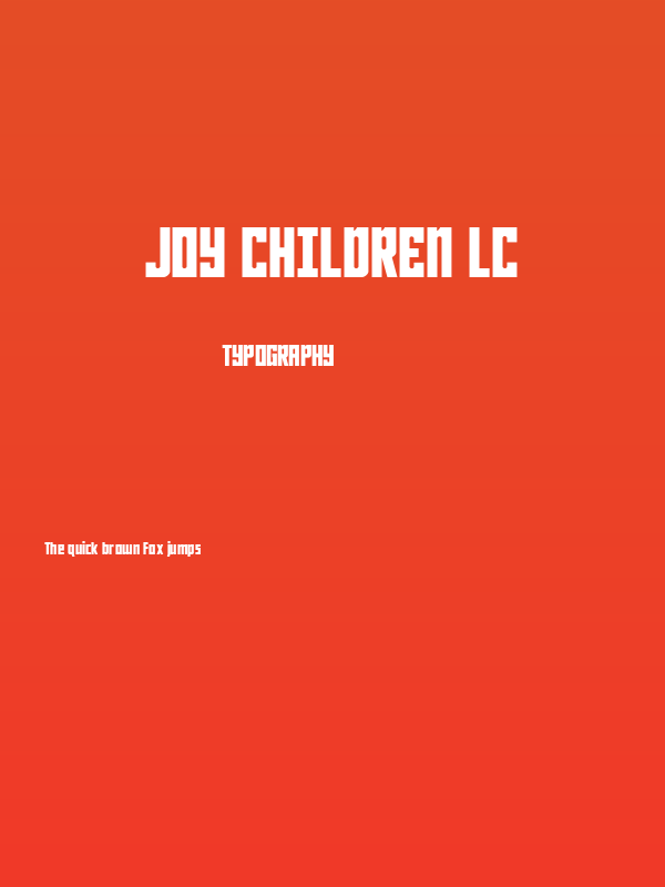 Joy Children LC Poster