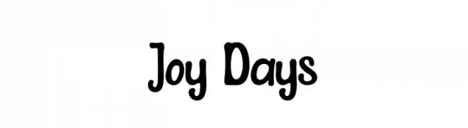 Joy Days  Fuentes Gratis Descargar