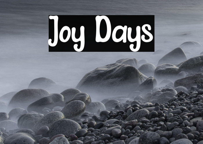 Joy Days Example 1
