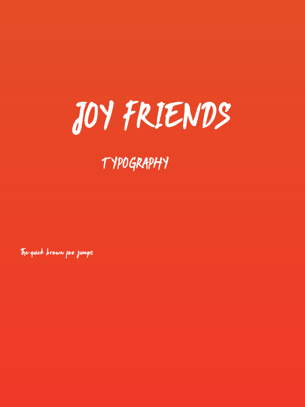Joy Friends Poster