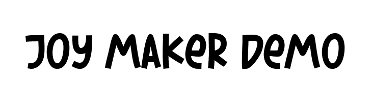 Joy Maker Demo Fonte
