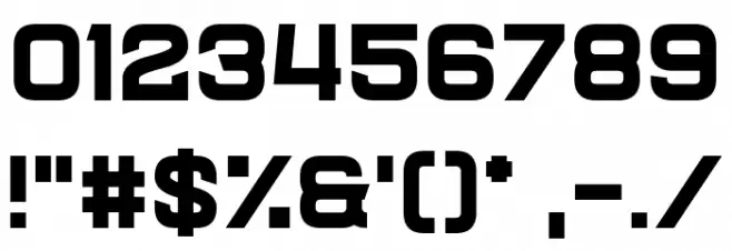 Joy Multiplication Font OTHER CHARS