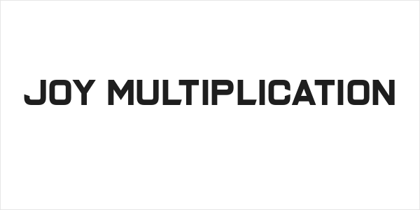 Joy Multiplication Logo