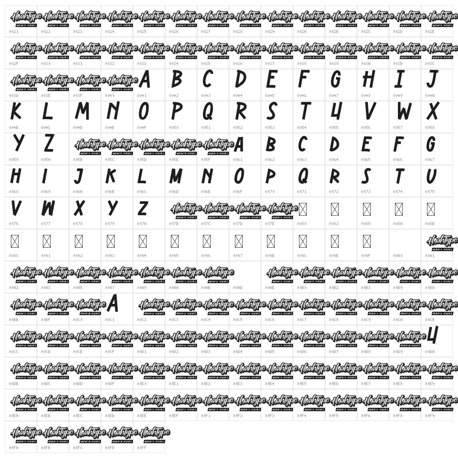 Joy Seeker Demo Character Map
