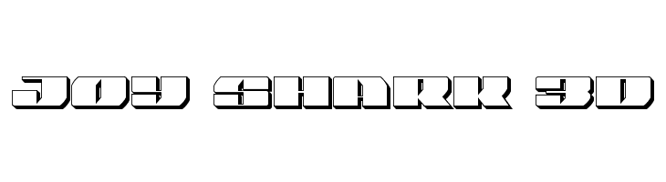 Joy Shark 3D  Fuentes Gratis Descargar