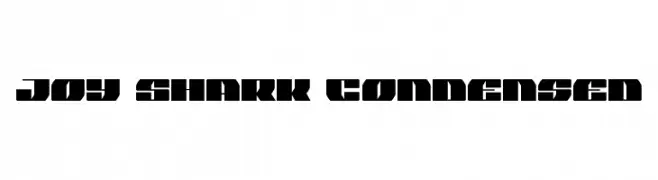 Joy Shark Condensed  免费字体下载