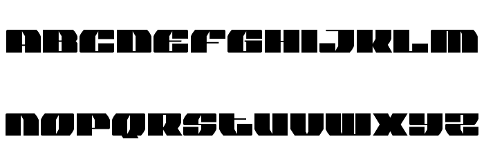 Joy Shark Condensed Font LOWERCASE