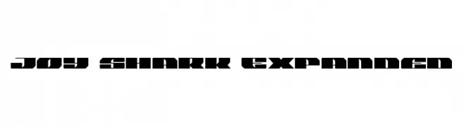 Joy Shark Expanded  免费字体下载