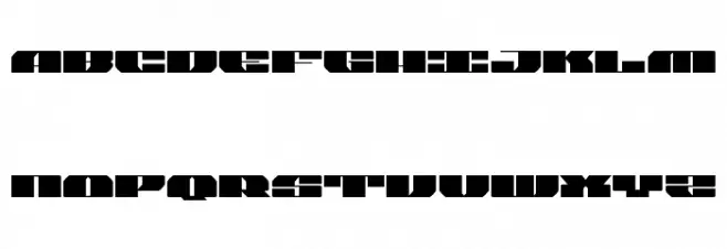 Joy Shark Expanded Schriftart Groß
