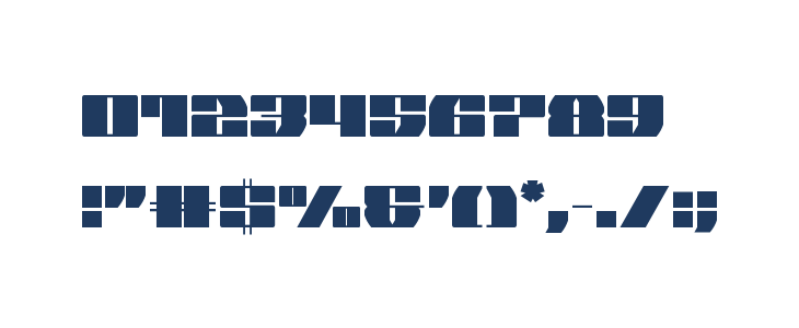 Joy Shark Extra-Condensed Other Characters