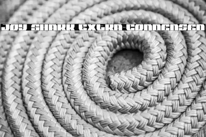 Joy Shark Extra-Condensed Font examples