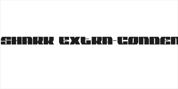 Joy Shark Extra-Condensed Logo