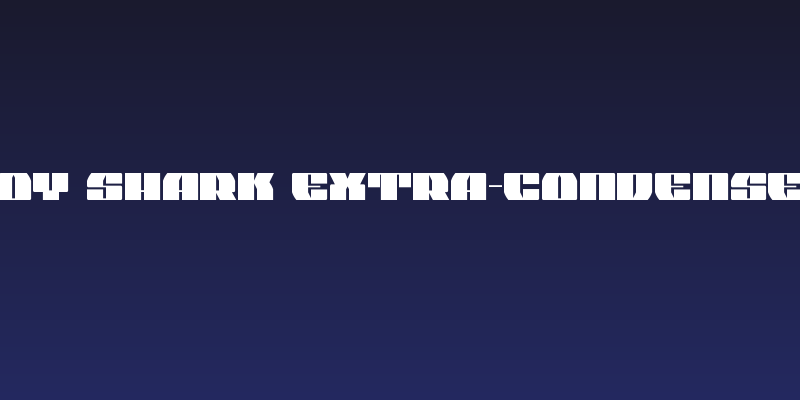 Joy Shark Extra-Condensed Social Header