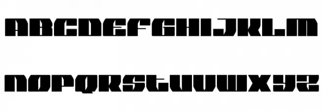 Joy Shark Extra-Condensed Schriftart Kleinbuchstaben