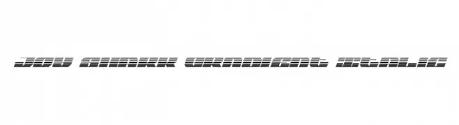 Joy Shark Gradient Italic  フリーフォントのダウンロード