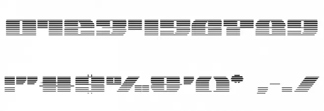 Joy Shark Gradient Font OTHER CHARS